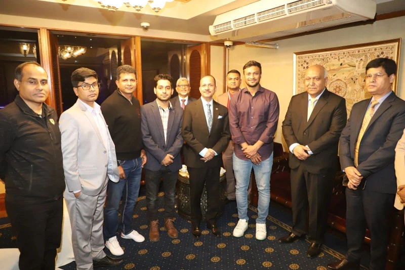 Inaugurated Biman Dhaka Travel Mart in Dhaka with Shakib